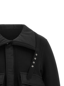 Sacai Terry Cloth Effect Fabric Jacket Black