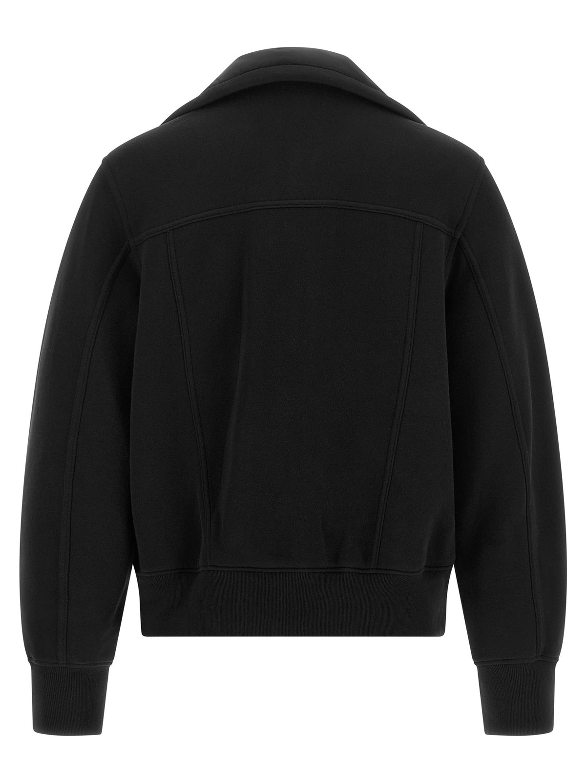 Sacai Terry Cloth Effect Fabric Jacket Black, view 2