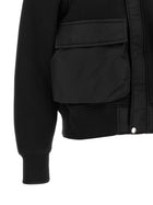 Sacai Terry Cloth Effect Fabric Jacket Black, view 4