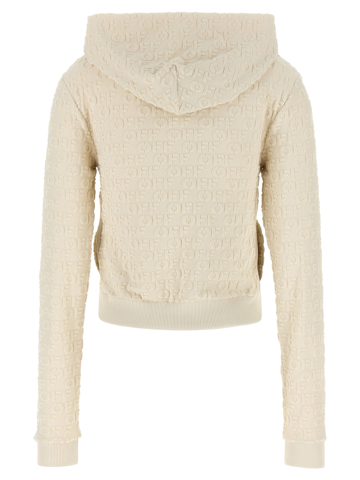 Off-White Terry Off Sweatshirt Beige, view 2