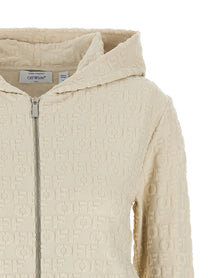 Off-White Terry Off Sweatshirt Beige