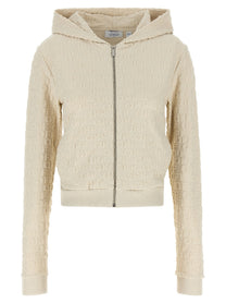 Off-White Terry Off Sweatshirt Beige