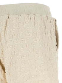 Off-White Terry Shorts Beige