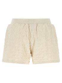 Off-White Terry Shorts Beige
