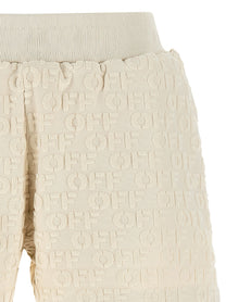 Off-White Terry Shorts Beige