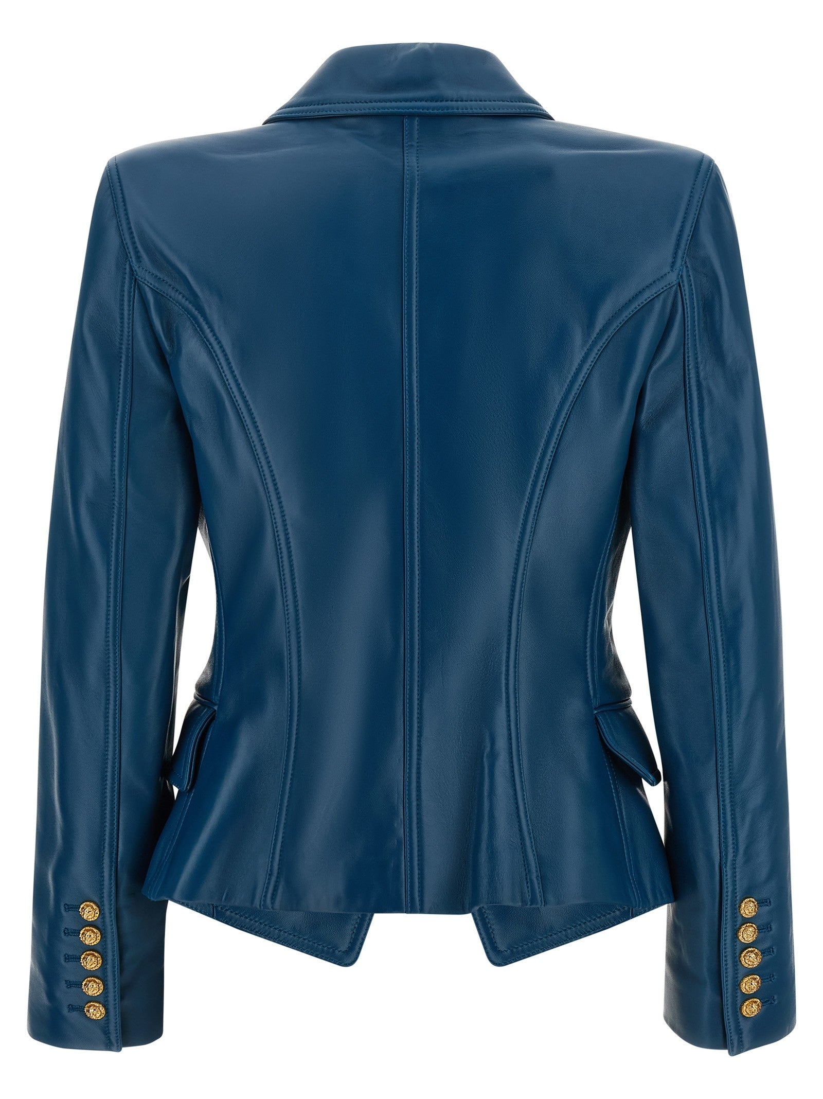 Balmain Testa Di Leone Blazer Blue