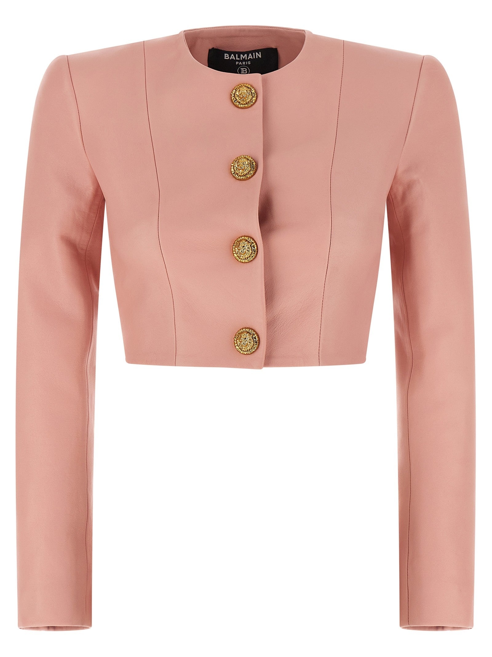 Balmain Testa Di Leone Bolero Blazer Blue