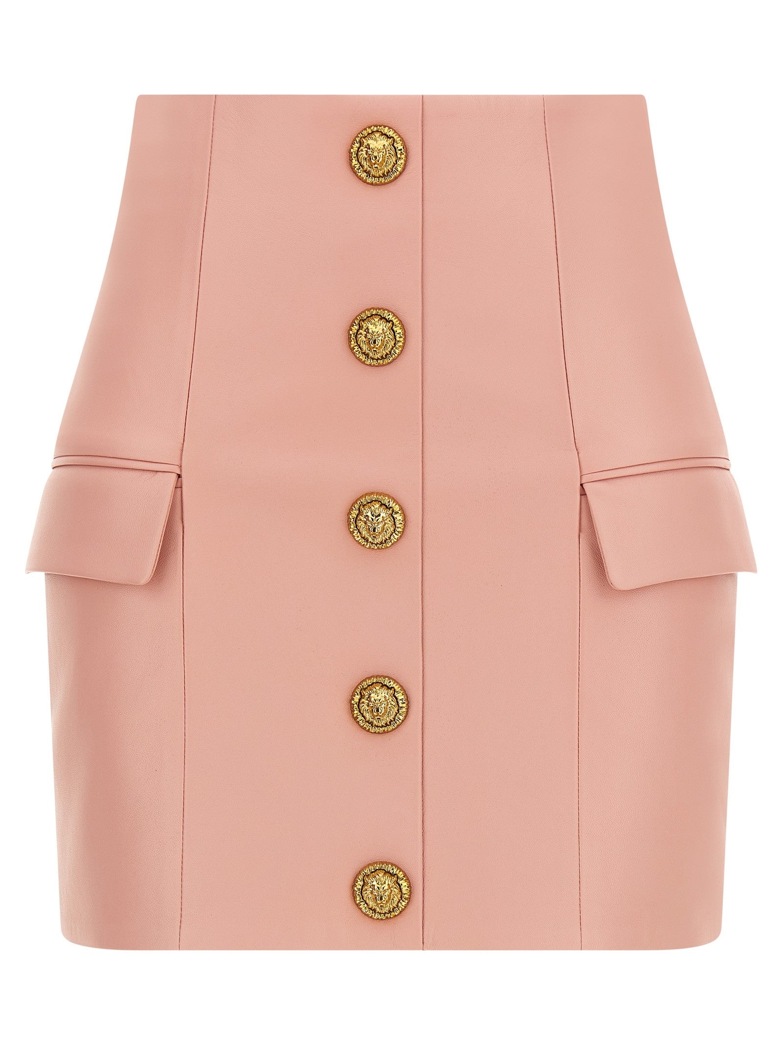 Balmain Testa Di Leone Skirt Blue