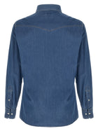 Brunello Cucinelli Texan Shirt Blue, view 2