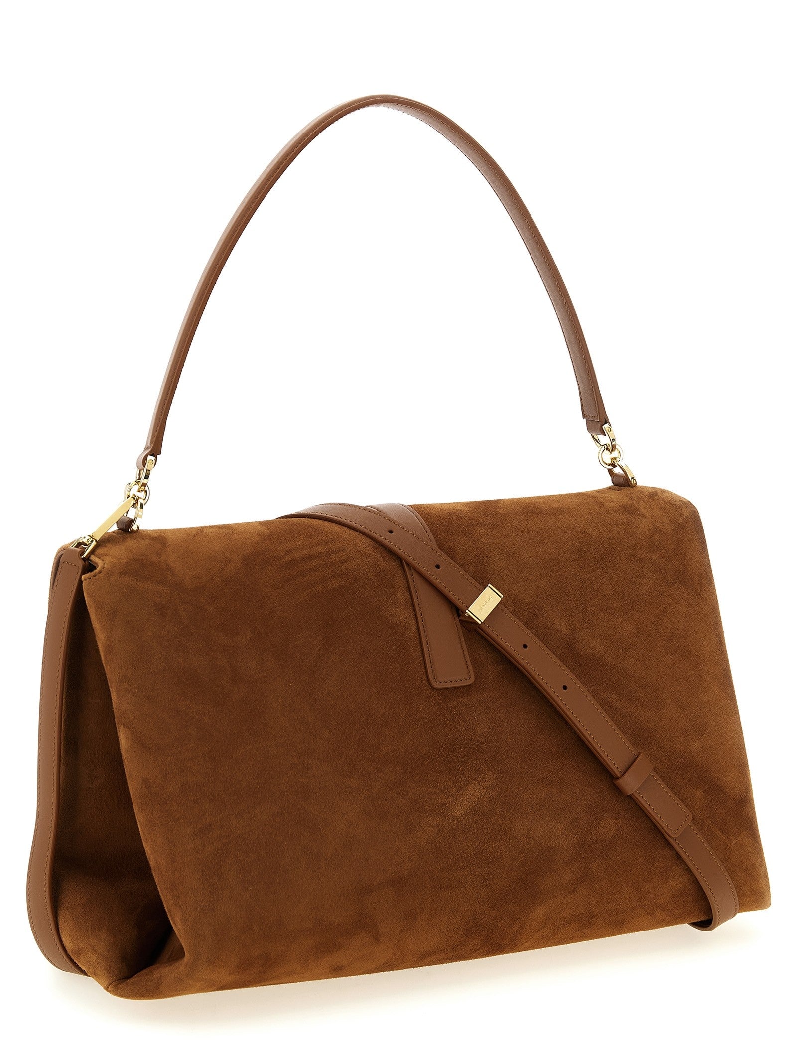 Ferragamo Th Shoulder Bag Brown