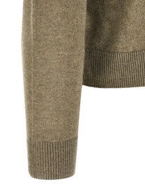 The Row Thamm Top Sweater Green