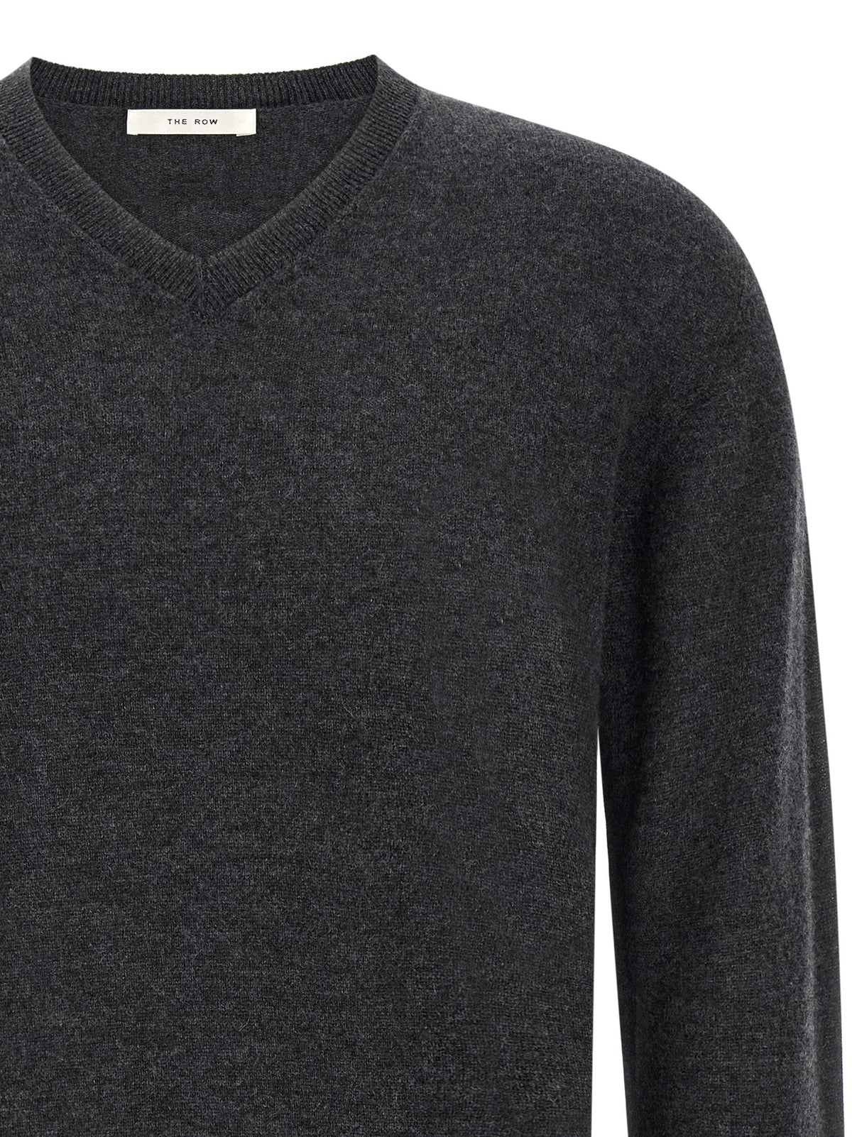 The Row Thamm Top Sweater Grey, view 3