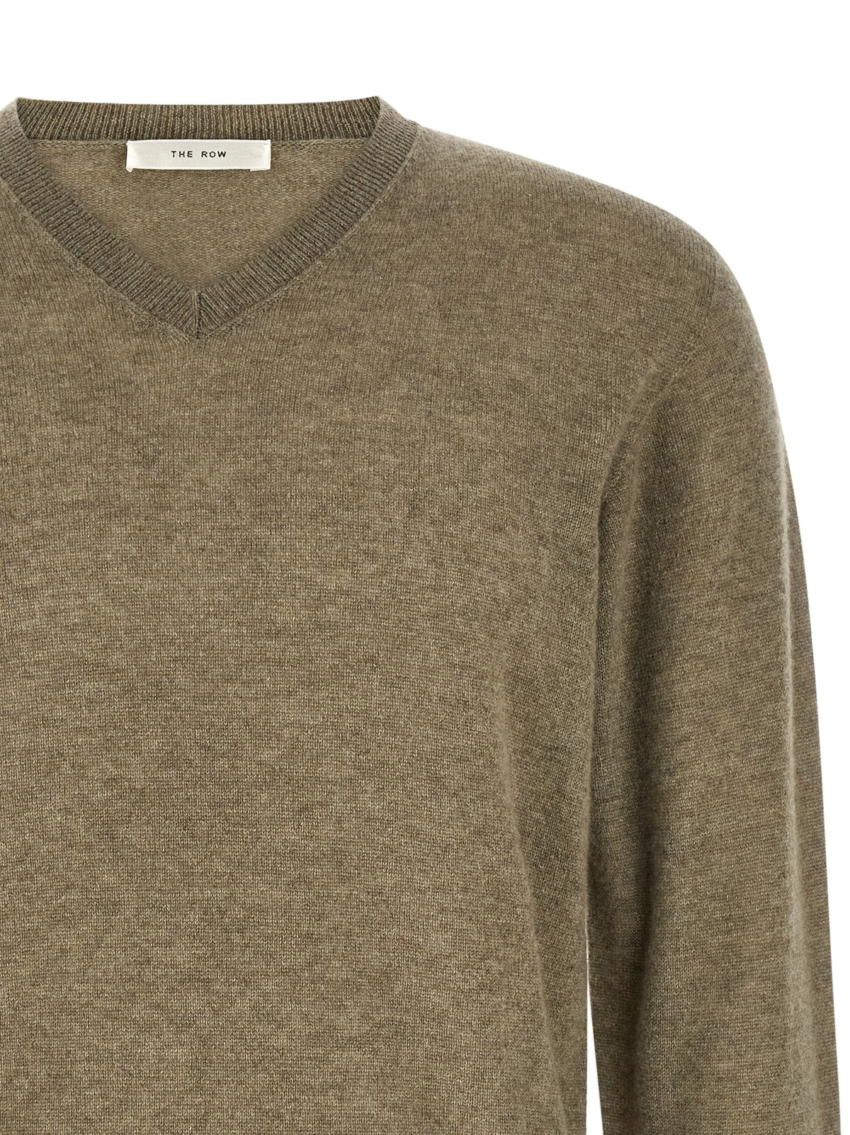 The Row Thamm Top Sweater Green, view 3