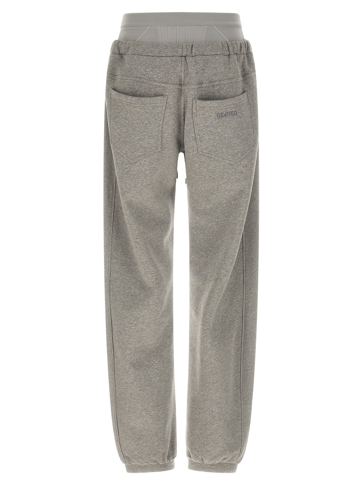The Attico American Fleece Joggers Grey, view 2