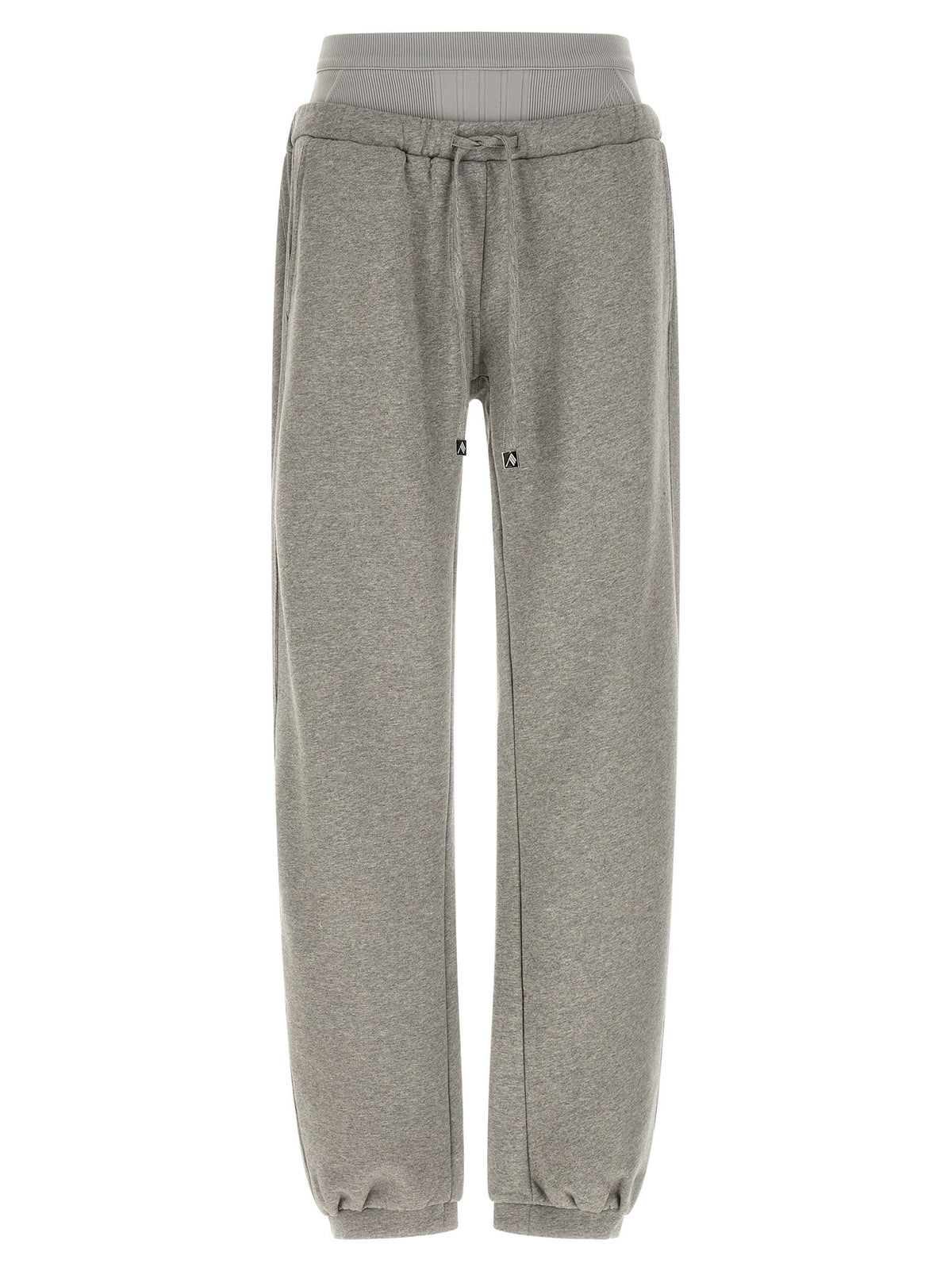 The Attico American Fleece Joggers Grey