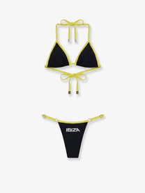 The Attico Women's The Attico Il Primo Bagno Lycra Bikini Black