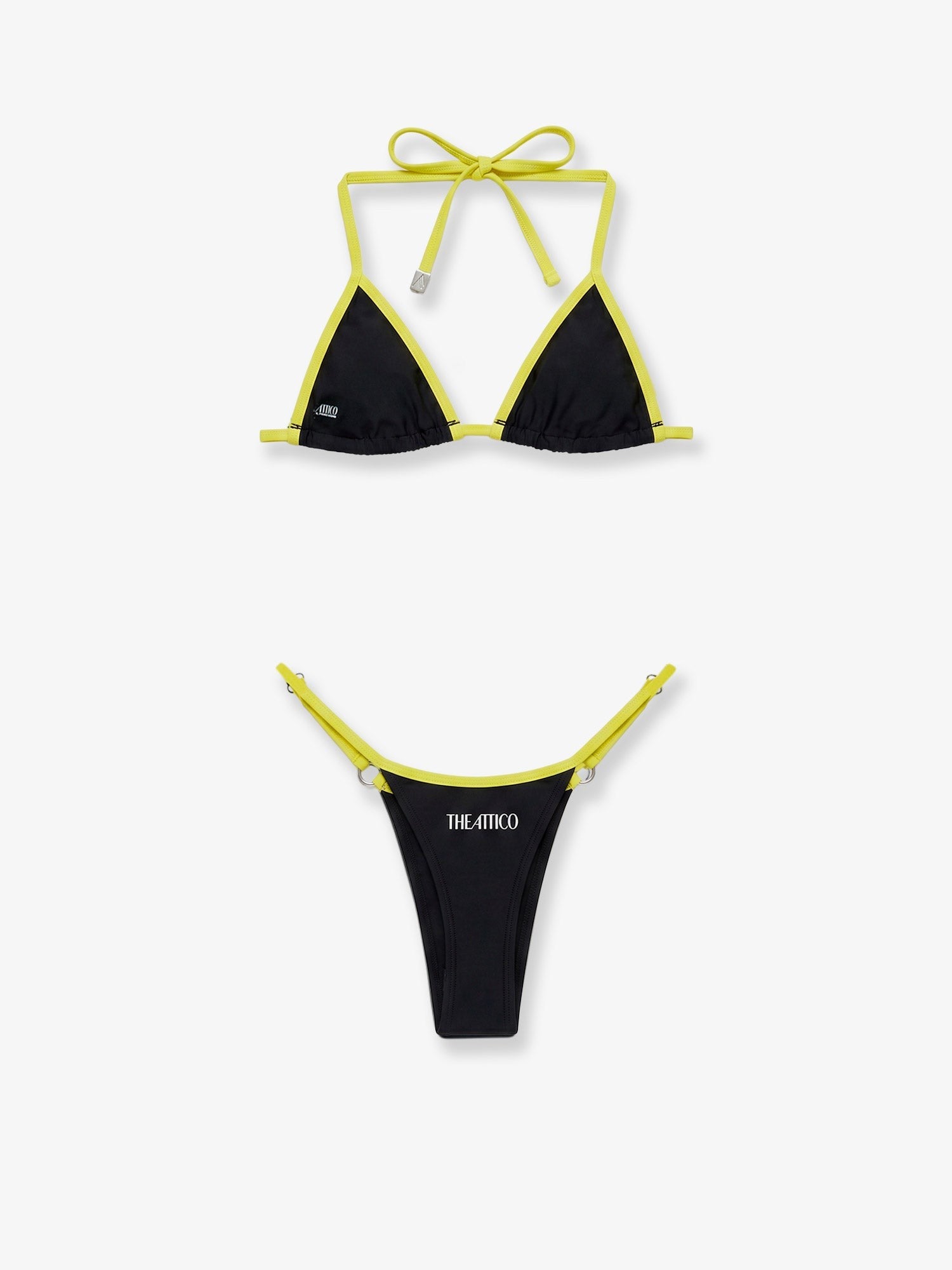 The Attico Women's The Attico Il Primo Bagno Lycra Bikini Black