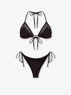 The Attico Women's The Attico Il Primo Bagno Lycra Bikini Brown