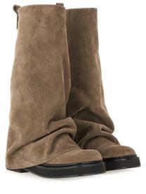 The Attico Women's Combat Boot Robin Brown, view 2