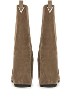 The Attico Women's Combat Boot Robin Brown, view 3