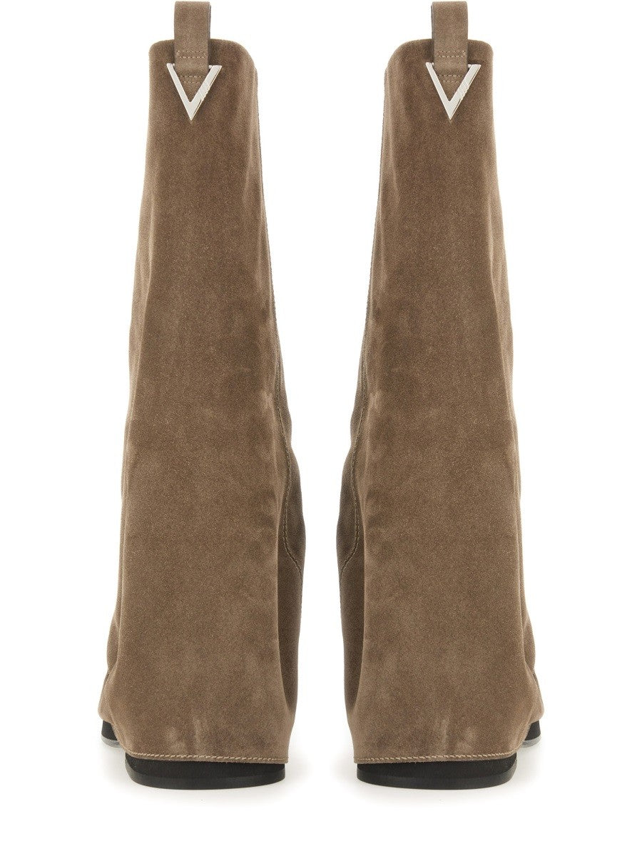 The Attico Women's Combat Boot Robin Brown, view 3