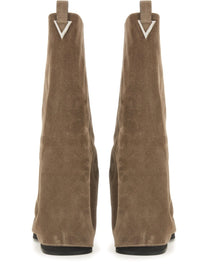 The Attico Women's Combat Boot Robin Brown, view 3