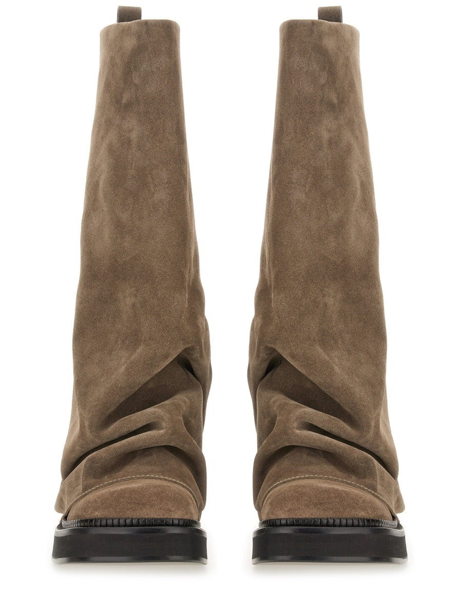 The Attico Women's Combat Boot Robin Brown, view 4