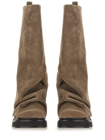 The Attico Women's Combat Boot Robin Brown, view 4