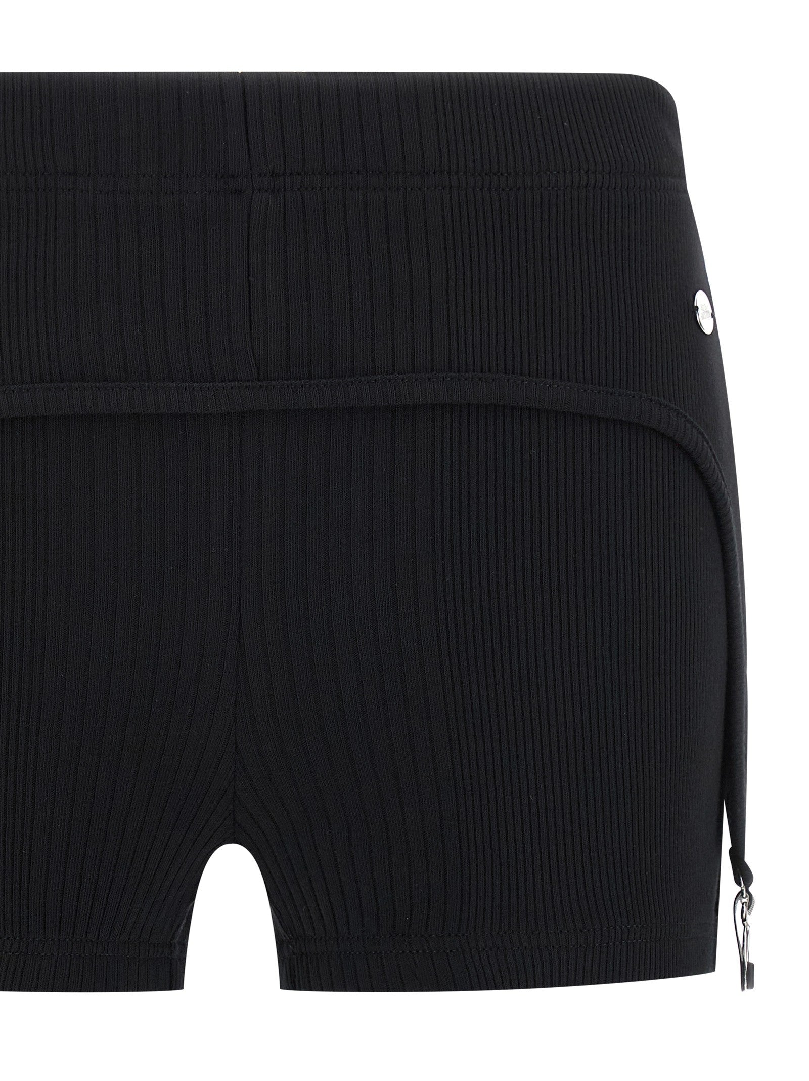 Jean Paul Gaultier The Black Garter Shorts Black