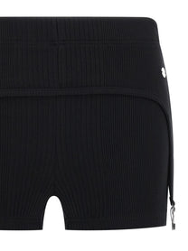 Jean Paul Gaultier The Black Garter Shorts Black