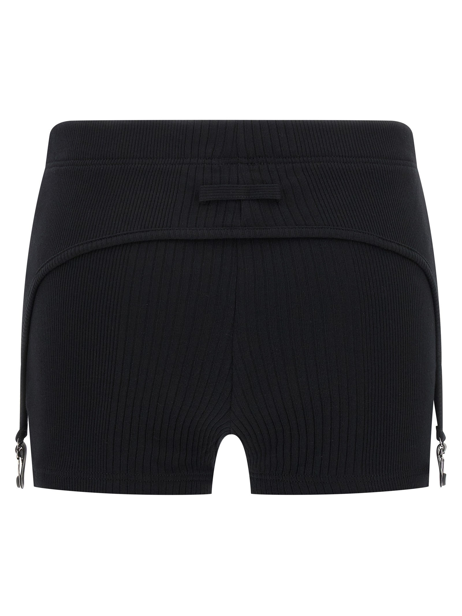 Jean Paul Gaultier The Black Garter Shorts Black