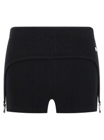 Jean Paul Gaultier The Black Garter Shorts Black