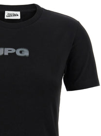 Jean Paul Gaultier The Black Jpg Baby Tee Shirt Black