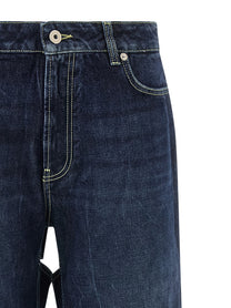 Jean Paul Gaultier The Blue Cut Out Jeans Blue
