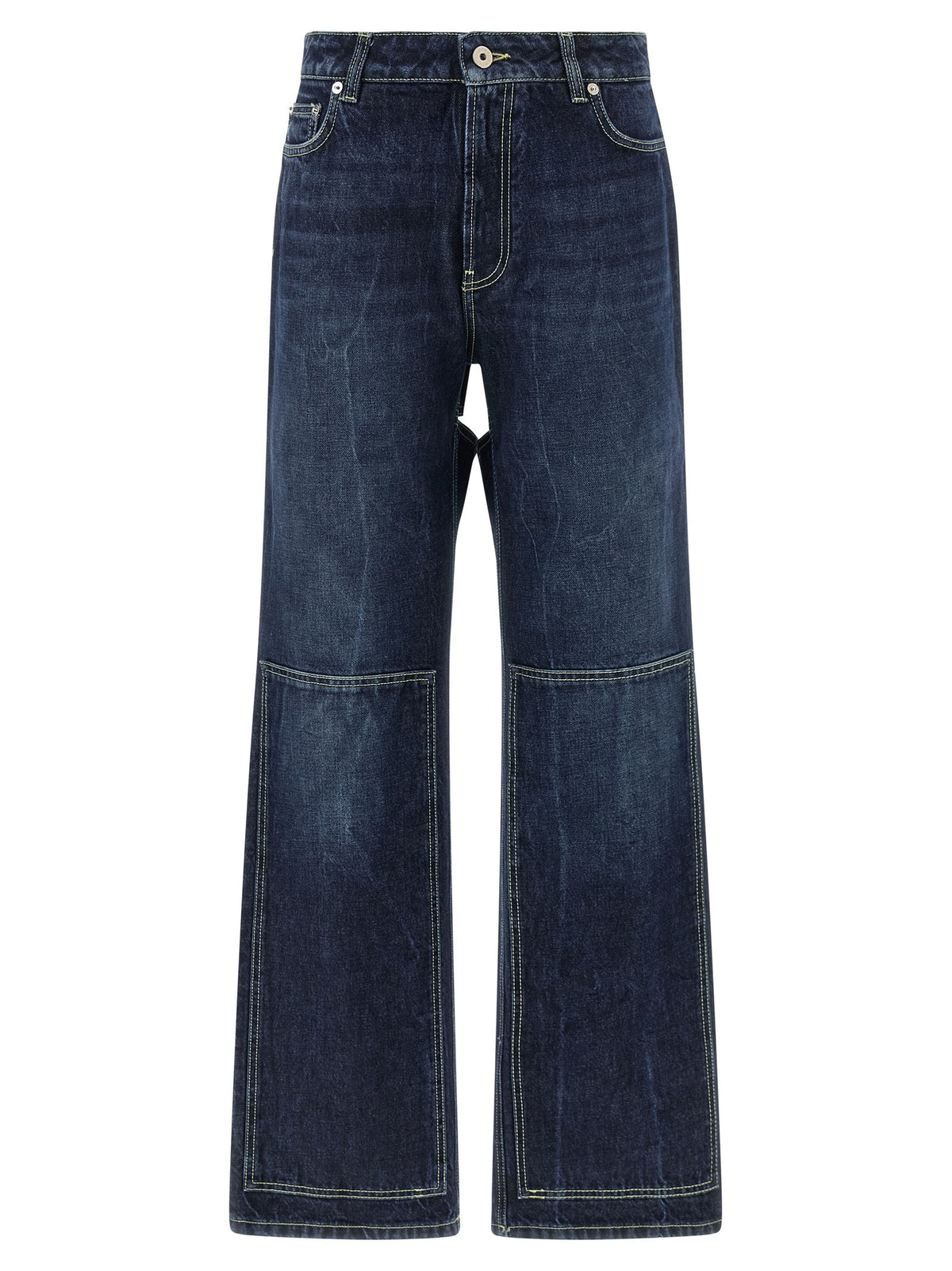 Jean Paul Gaultier The Blue Cut Out Jeans Blue
