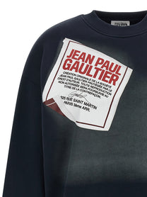 Jean Paul Gaultier The Blue Gaultier Label Sweatshirt Blue