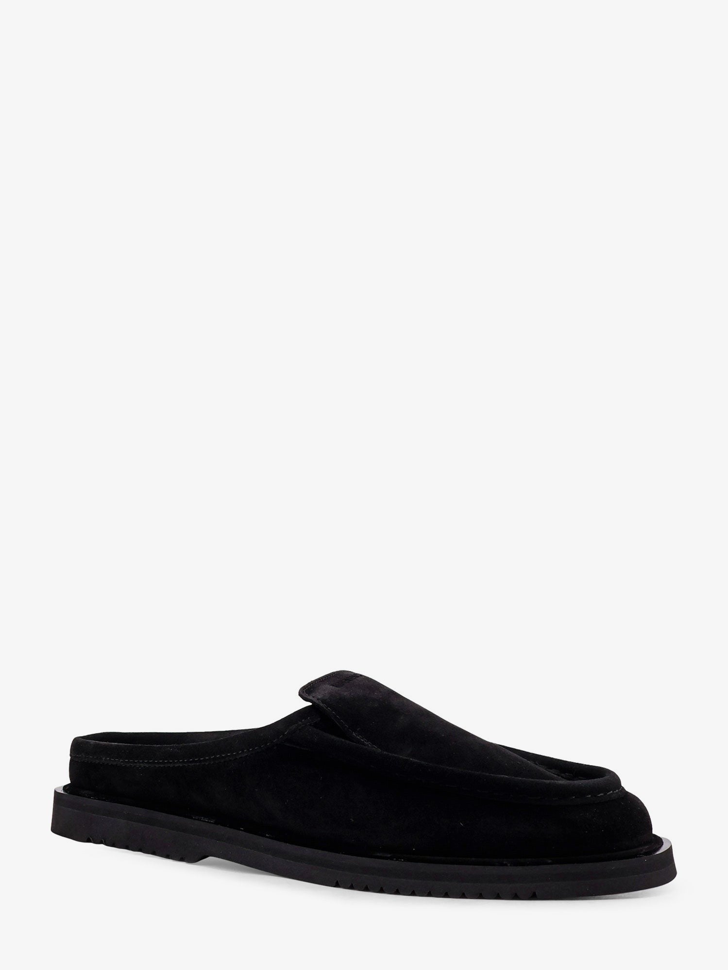 Reference Men's The Canoa Resort Suede Sabot Black