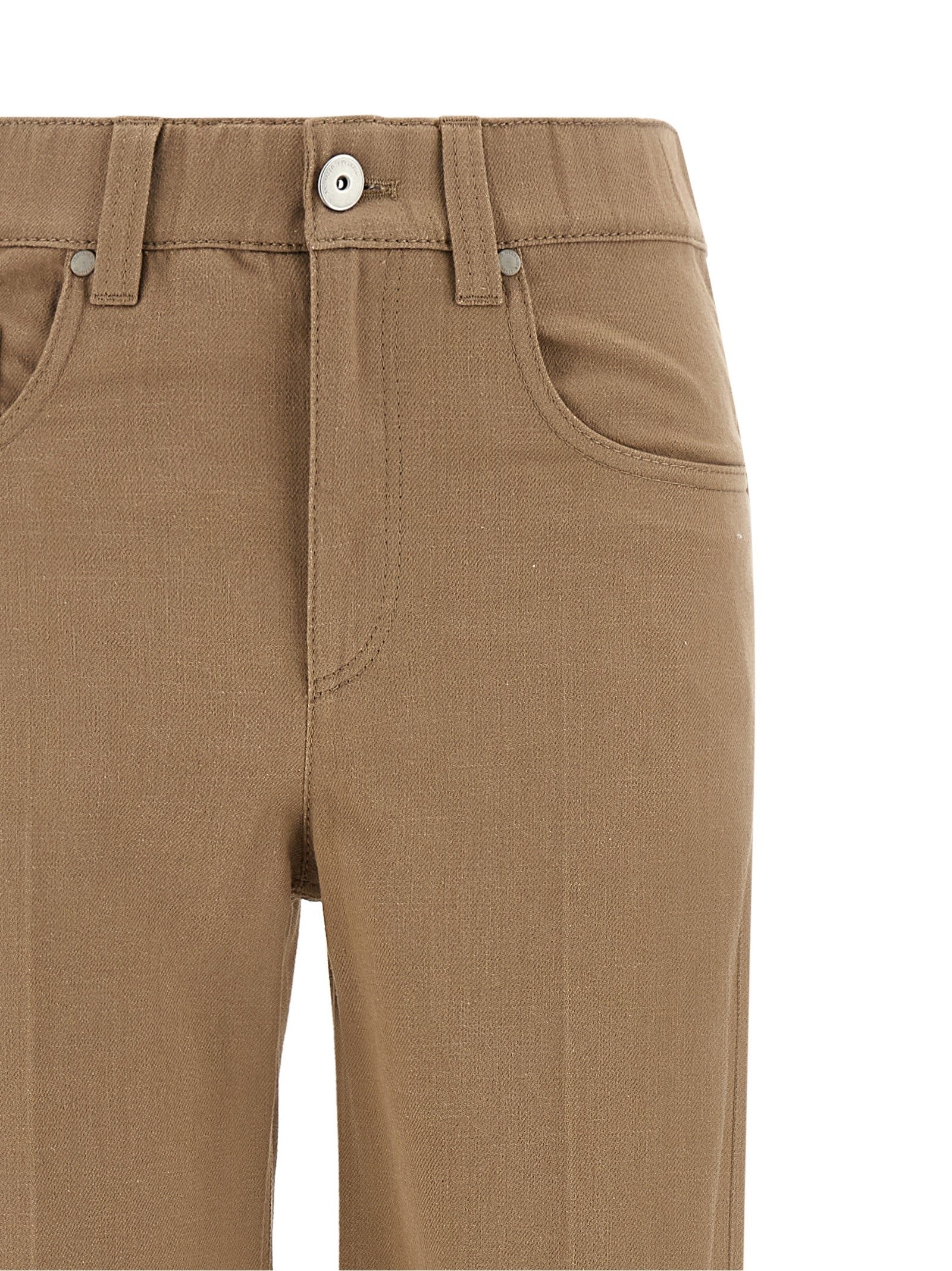 Brunello Cucinelli The Contemporary Pull on Jeans Beige