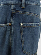 Brunello Cucinelli Women's The Contemporary Square Jeans Blue, view 3