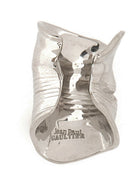 Jean Paul Gaultier Women's The Crushed Can Earring Silver, view 2