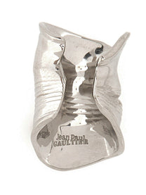 Jean Paul Gaultier Women's The Crushed Can Earring Silver