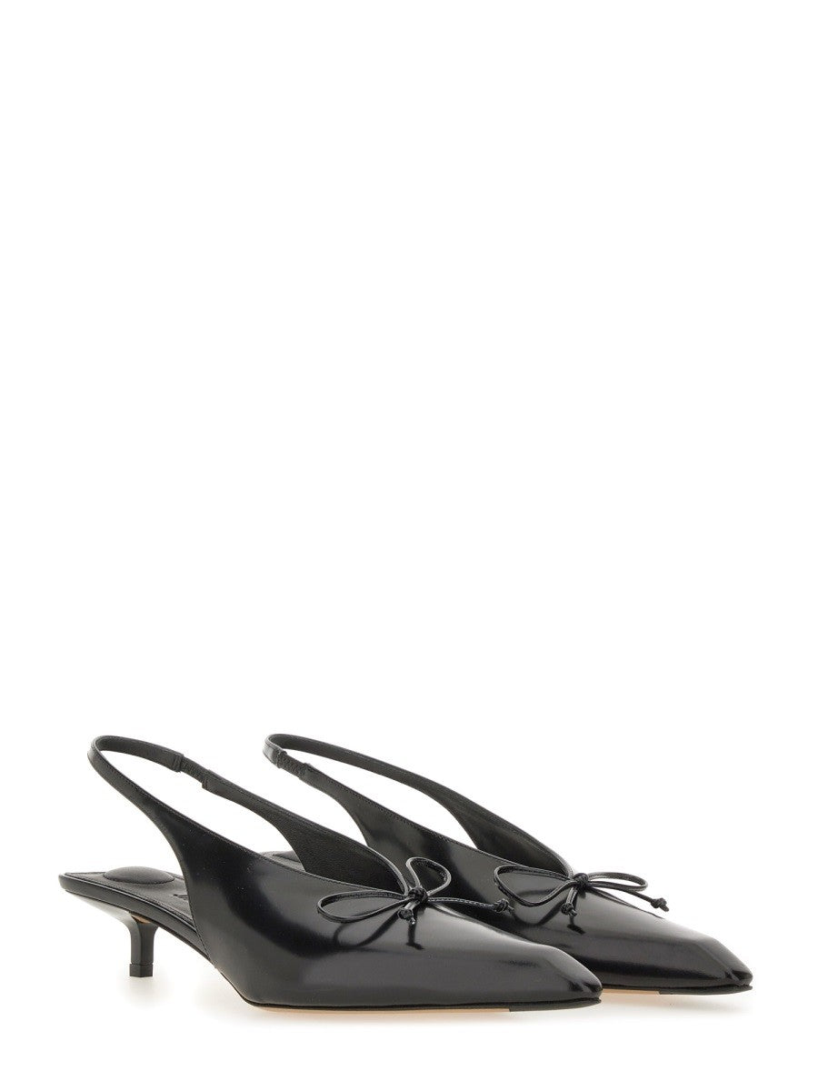 JACQUEMUS Women's The Cubisto Slingbacks Black