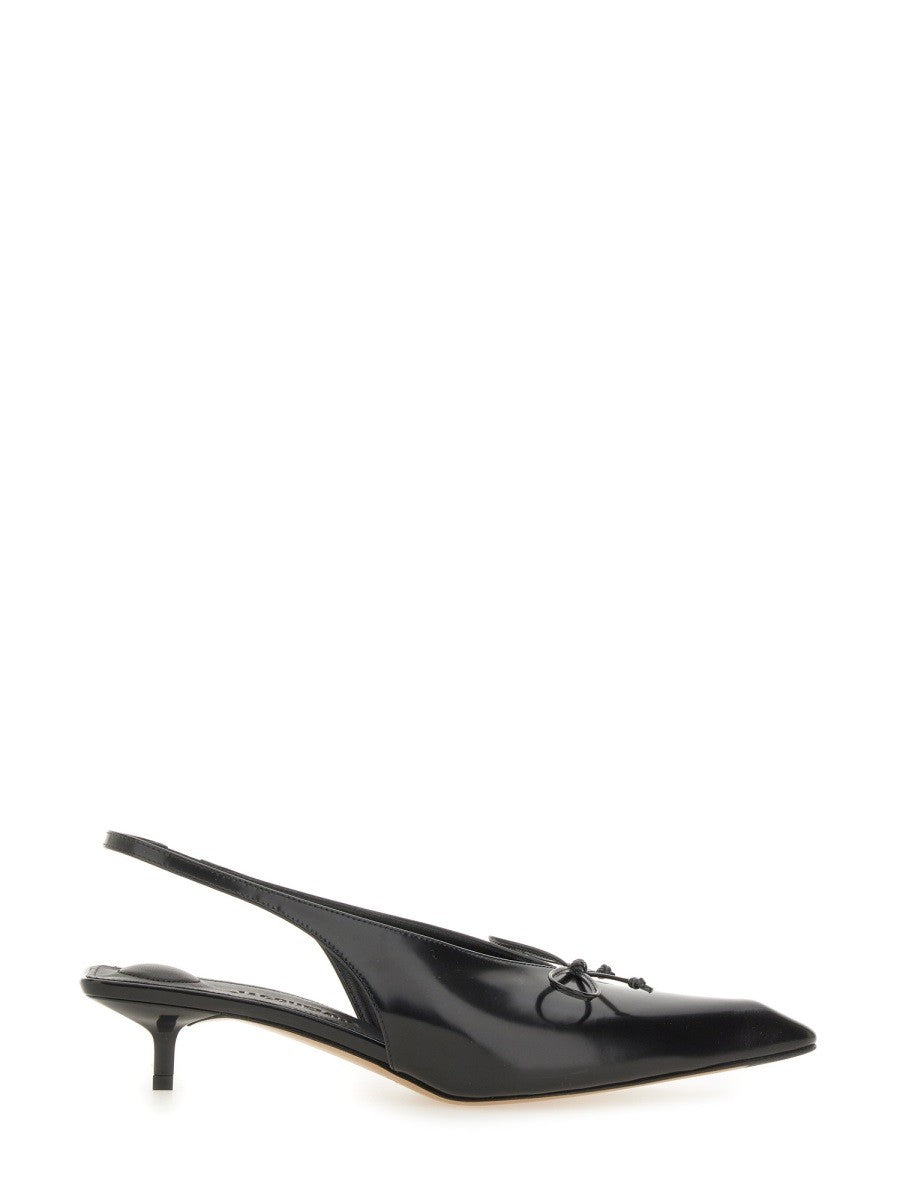JACQUEMUS Women's The Cubisto Slingbacks Black