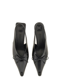 JACQUEMUS Women's The Cubisto Slingbacks Black
