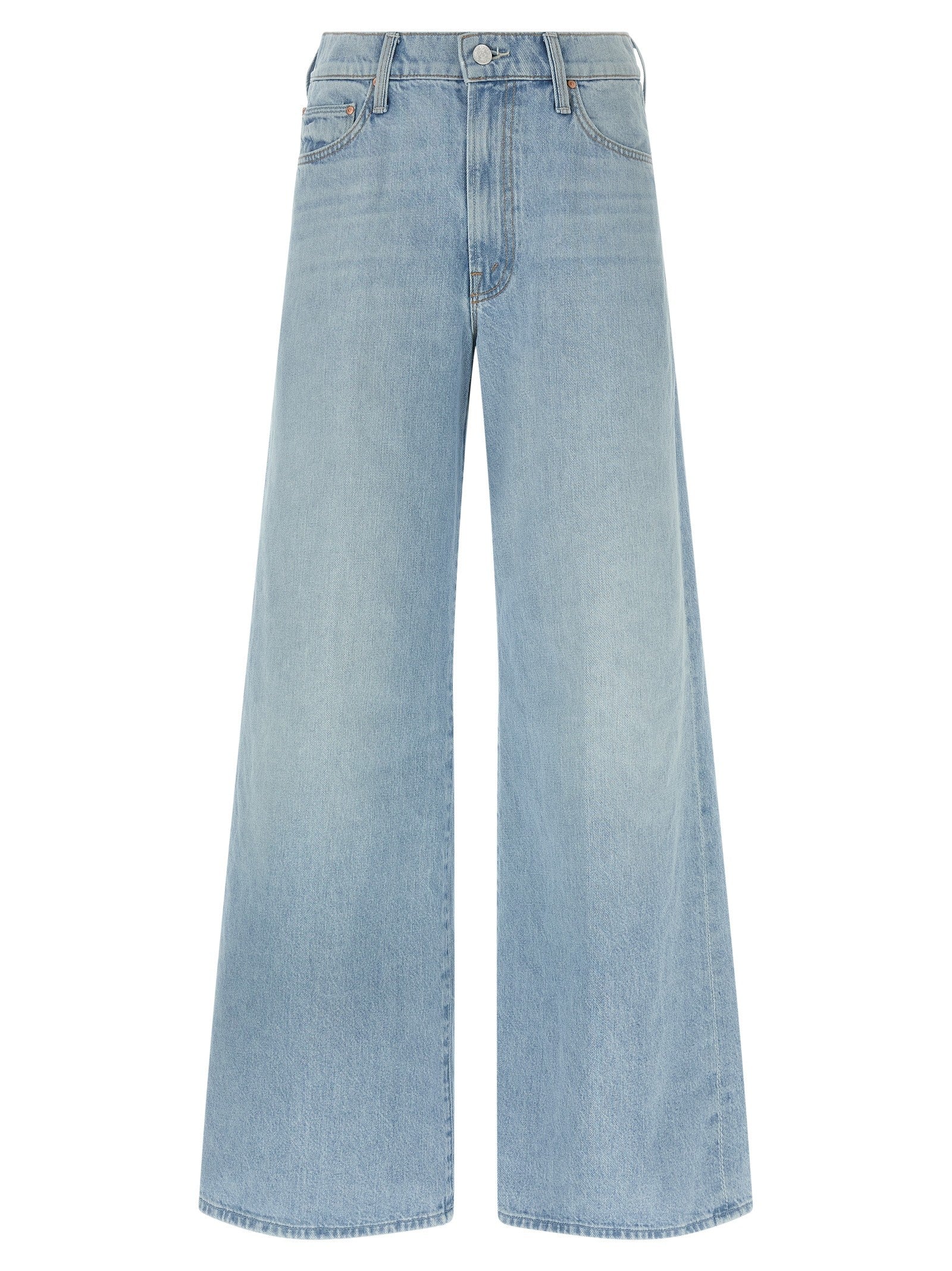 Mother The Ditcher Roller Skimp Jeans Blue