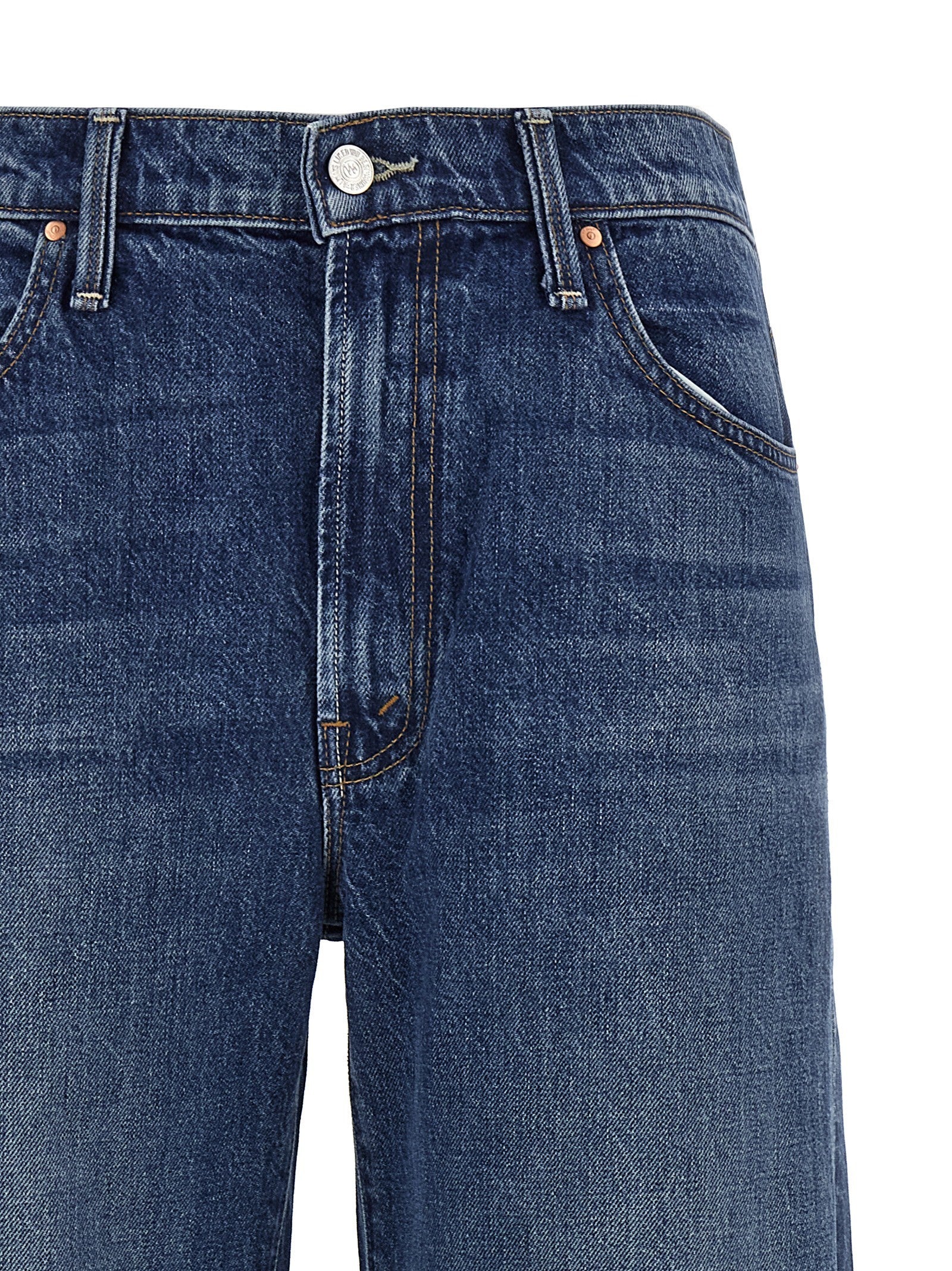 MOTHER The Dodger Ankle Jeans Blue
