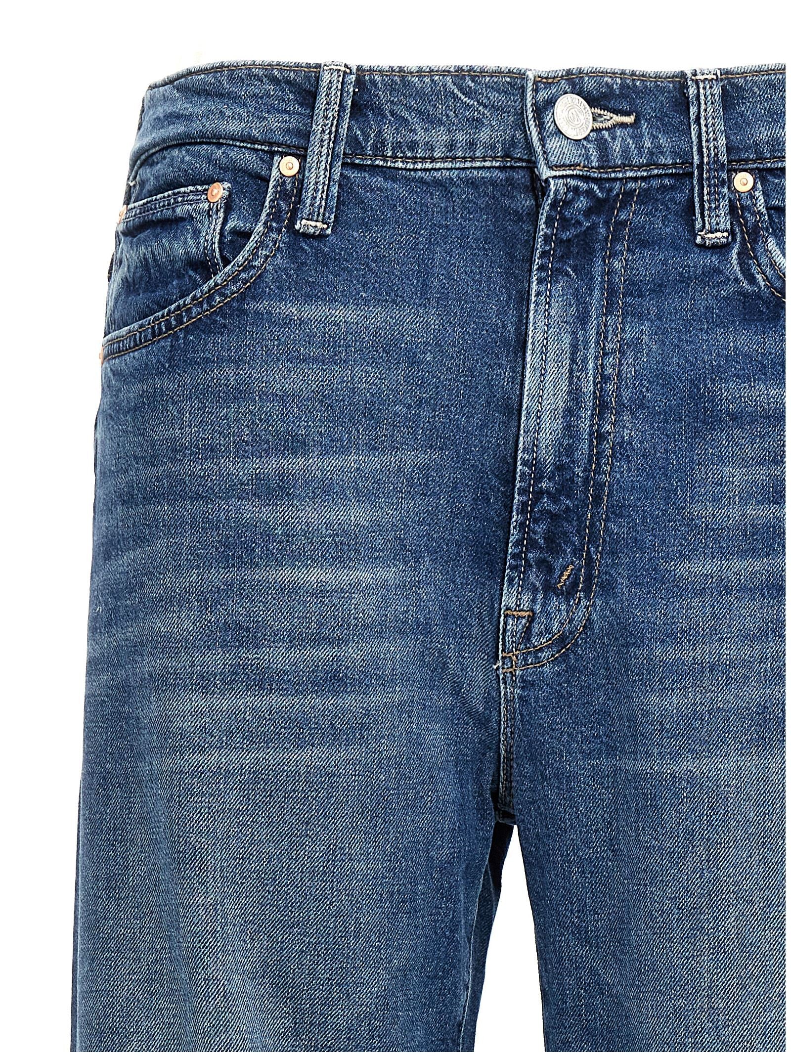 MOTHER The Dodger Ankle Jeans Blue