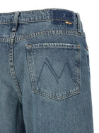 MOTHER The Dodger Flood Jeans Blue, view 4