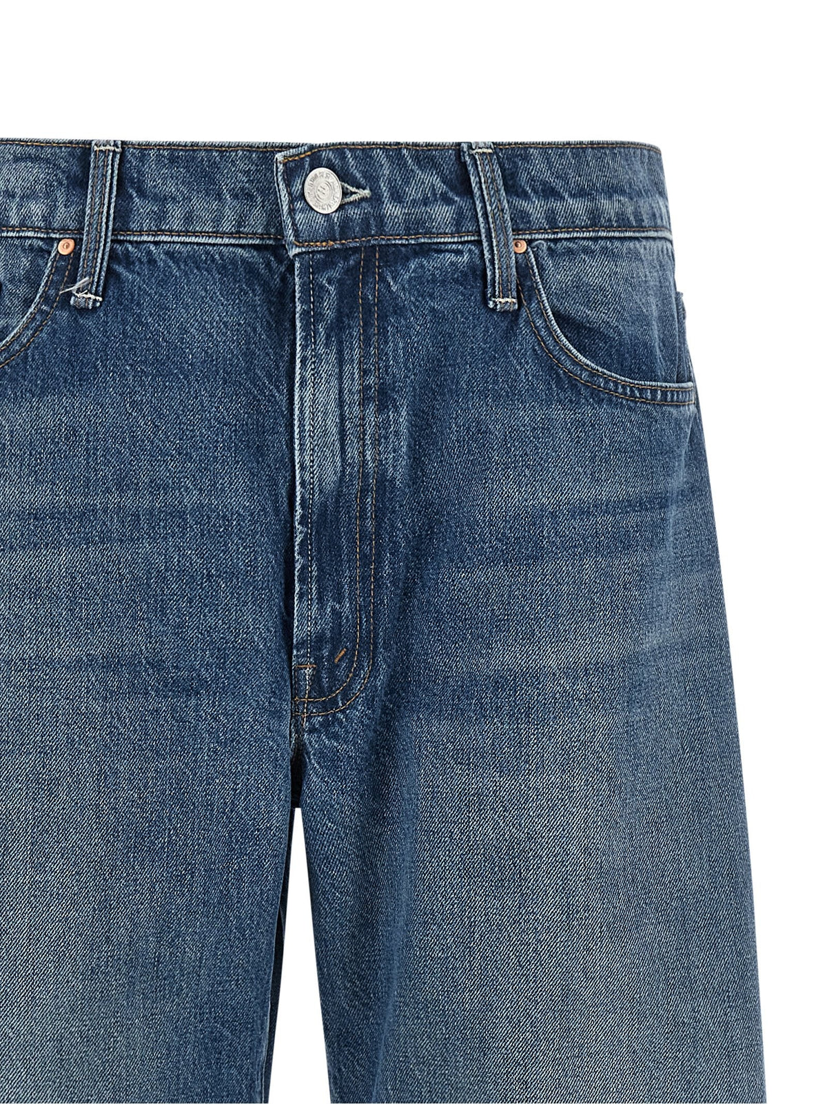MOTHER The Dodger Flood Jeans Blue, view 3