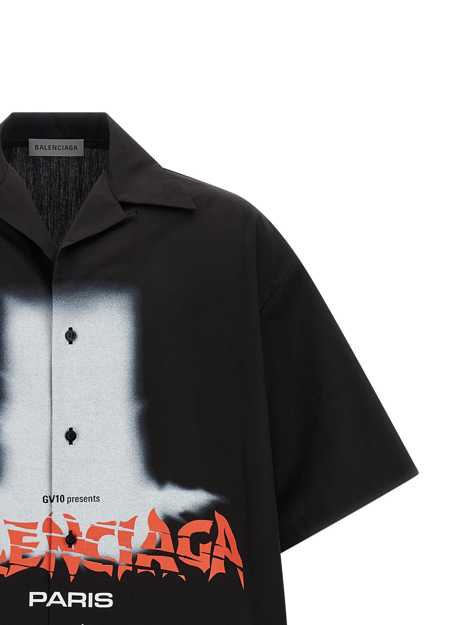 Balenciaga The Door Bowling Shirt Black